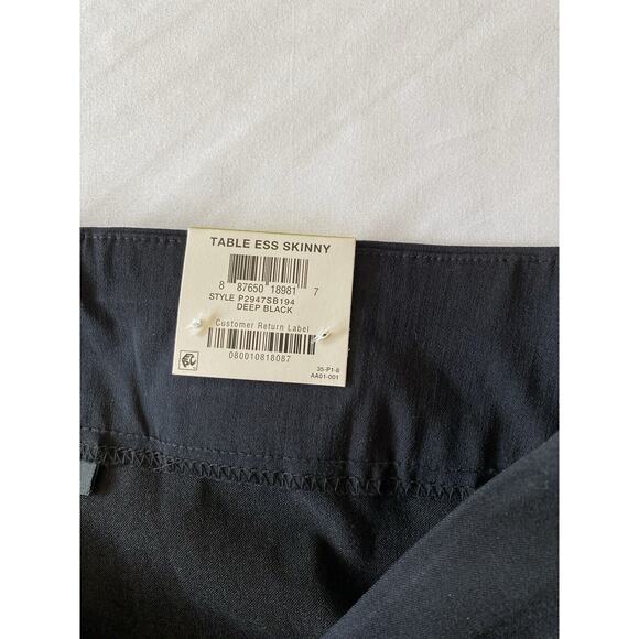 Alfani Womens Black Tummy Control Skinny Stretch Pants Business Size 14S - Picture 5 of 10